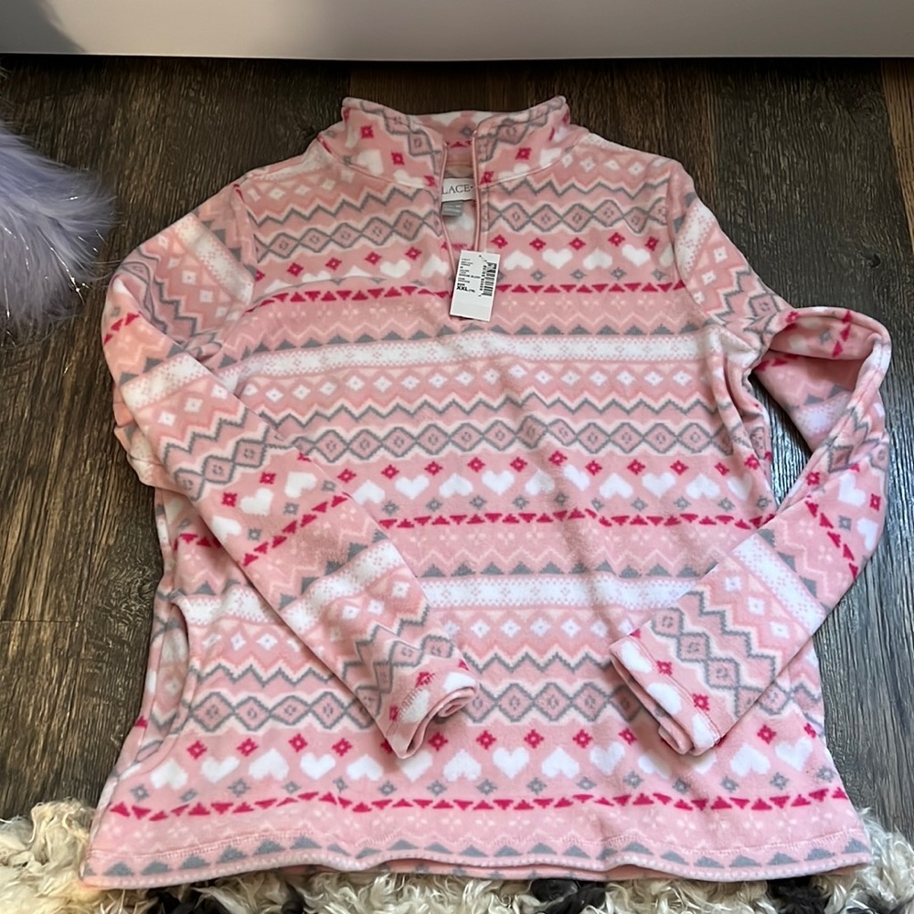 NWT - Pink Fleece Pullover